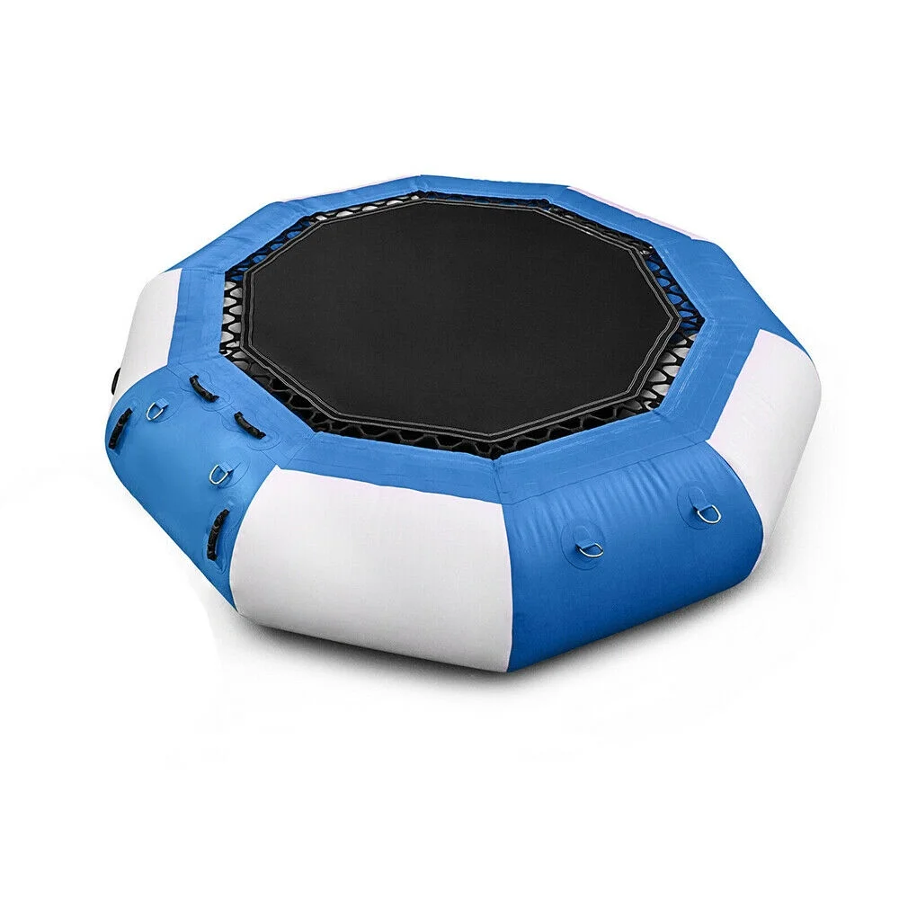 Wuzstar 17Ft Inflatable Water Trampoline Floating Jump Bounce Platform for Water Sport 400kg/ 880lb