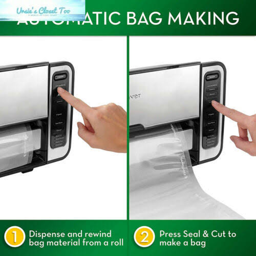 Foodsaver Vacuum Sealer fsfssl5860-dtc Premium 2-in-1 Automatic Bag