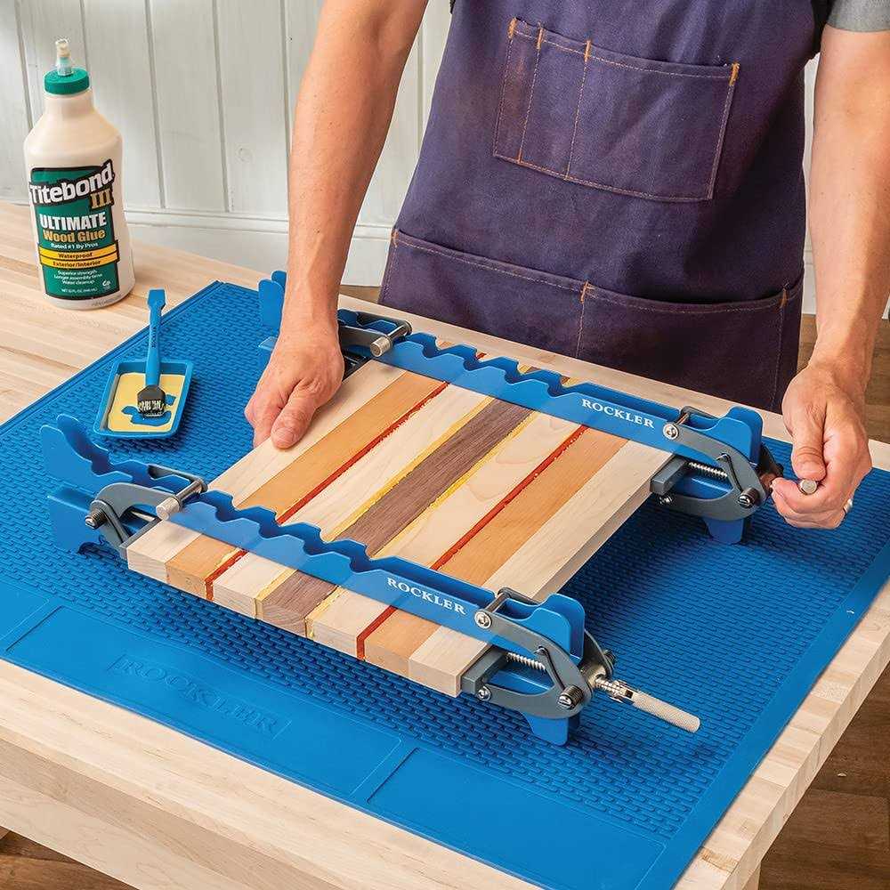 ROCKLER Mini Deluxe Panel Clamps Powerful Four-Way Pressure Cabinet Clamps