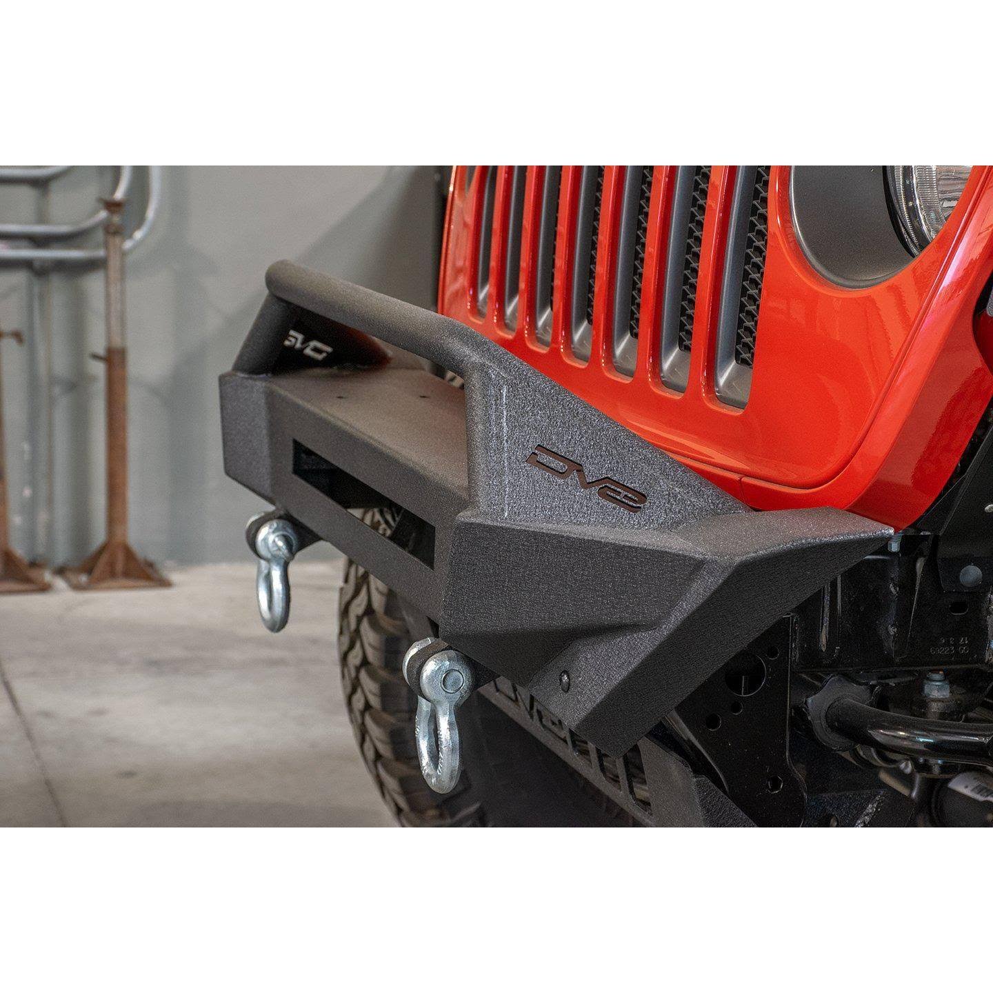 DV8 Offroad FBJL-01 Jeep Wrangler JL Front Bumper with Bull Bar