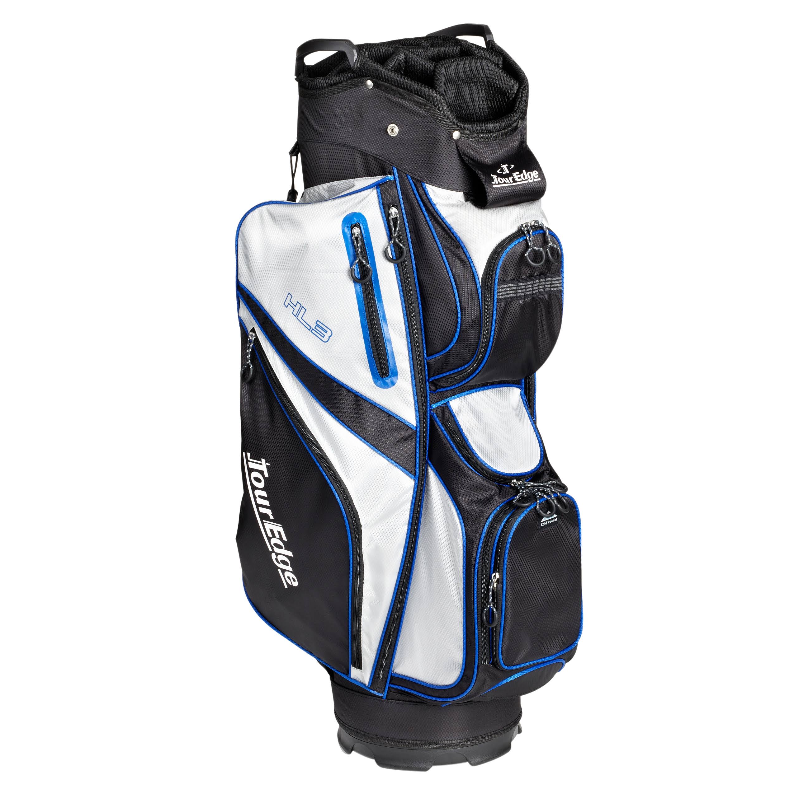 Tour Edge HL3 Golf Cart Bag Black-Silver-Royal