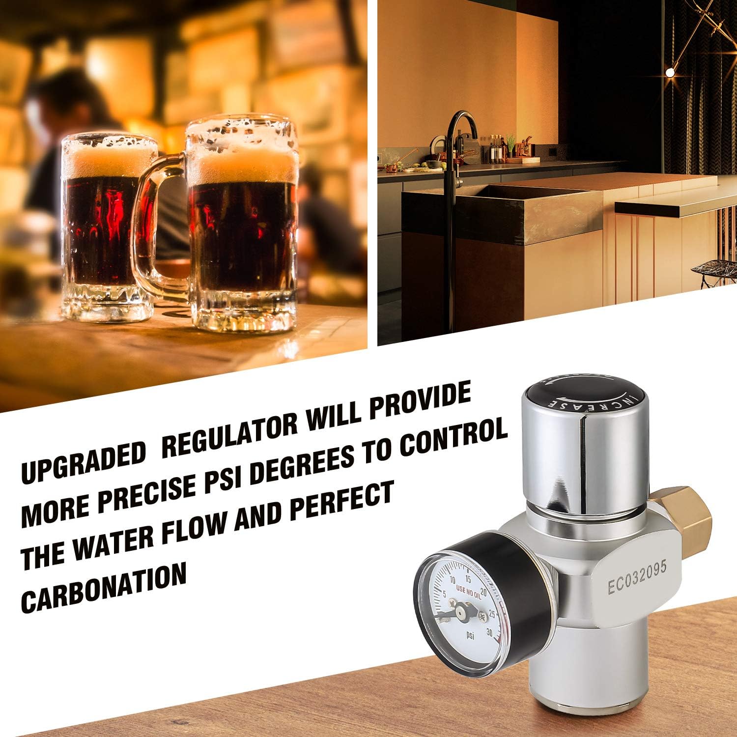 TMCRAFT 170oz Mini Keg Growler, Pressurized Stainless Steel Home Keg Kit System with Adjustable Faucet Keeps Fresh and Carbonation for Homebrew, Craft and Draft Beer