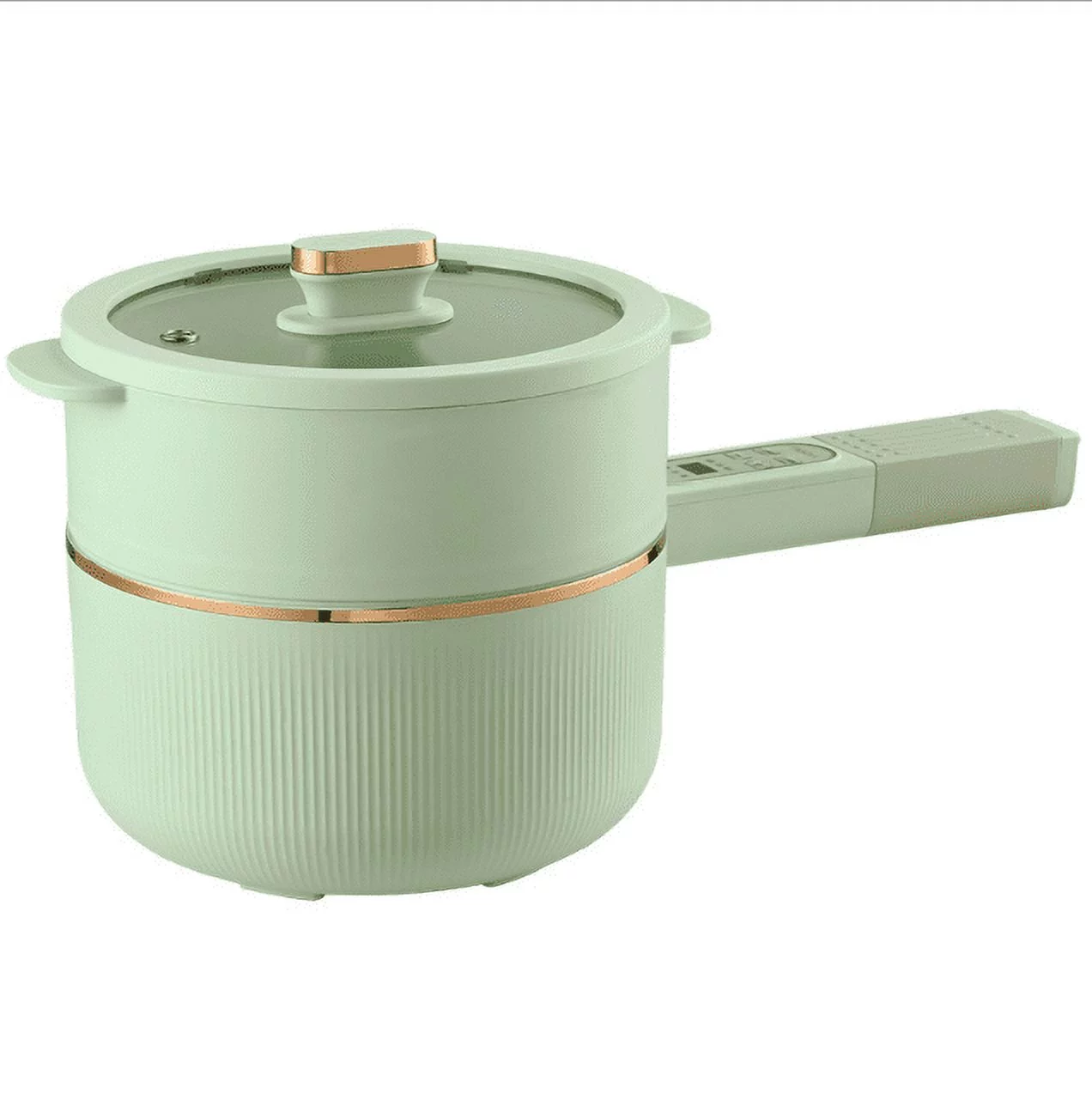 Electric Hot Pot Cooker Steamer 2.0 Multifunctional Non-stick Pan - Dormitory Office Portable Ramen Cooker Steamer Boil Dry Protection