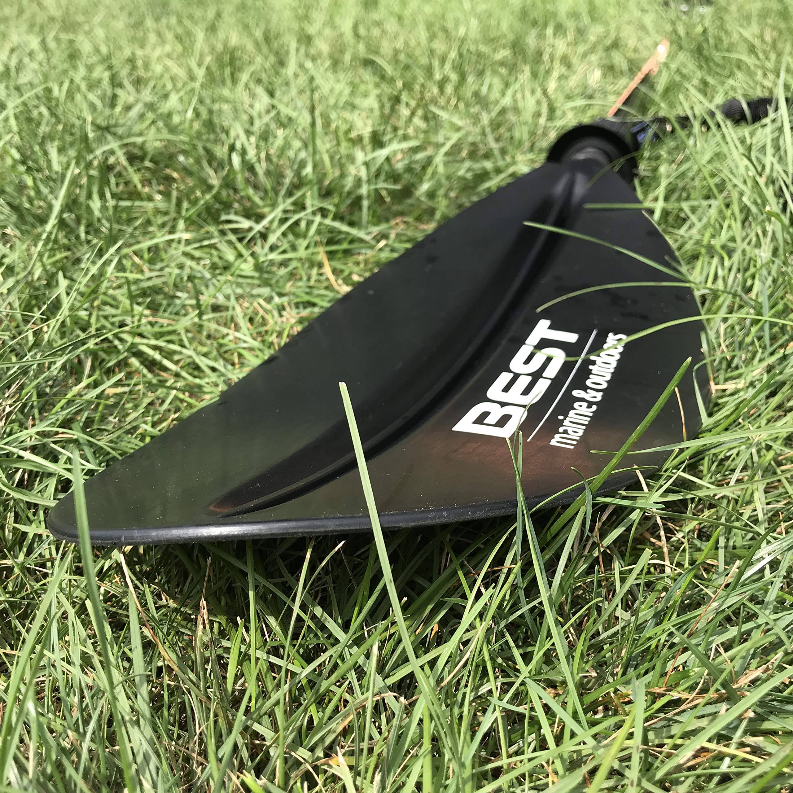 Best Kayak Paddle | Carbon Fiber Shaft + Reinforced Fiberglass Blades | Lightwei