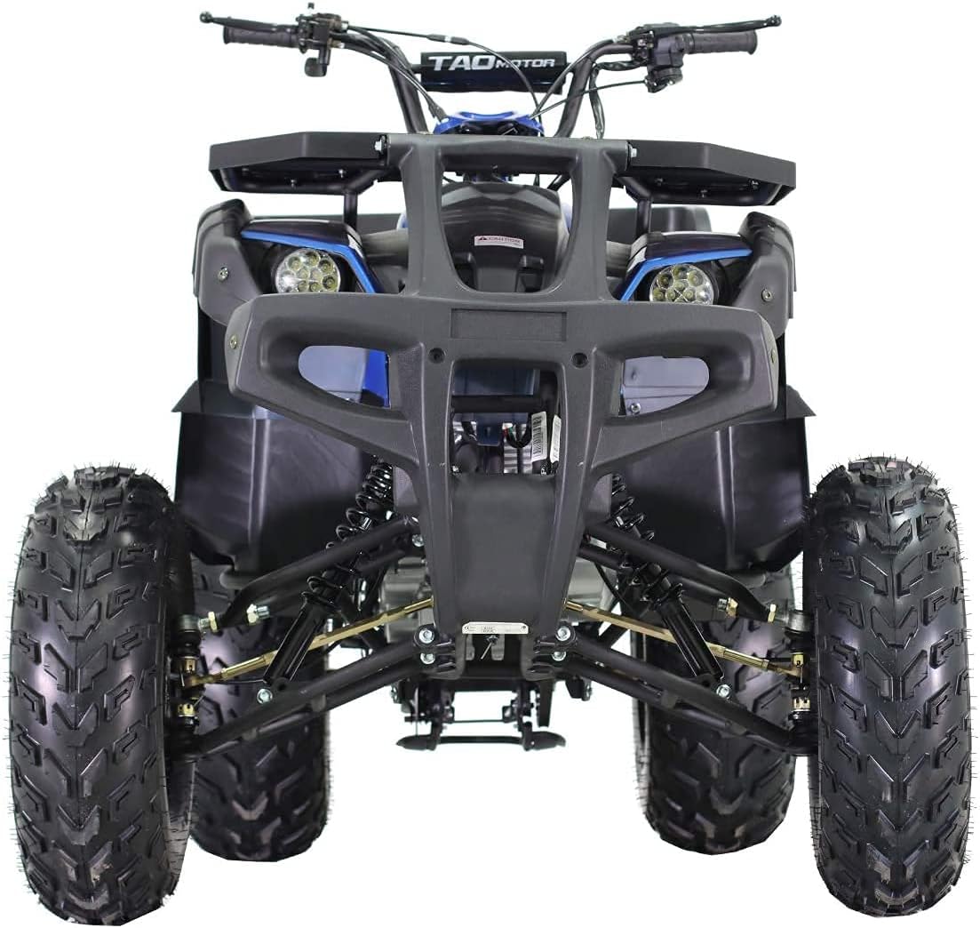 Rhino 250 ATV Youth Adult Quad Four Wheeler TAO Motors Rhino 250 Utility ATV Full Size with Reverse and Manual Clutch 4 Speed (Black Color)