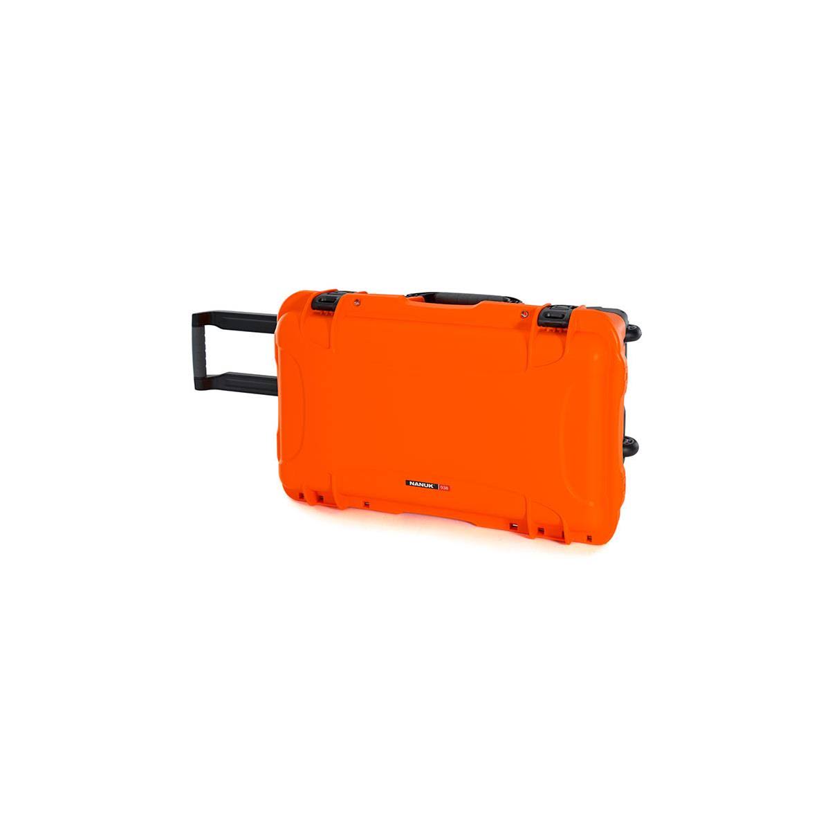 Nanuk 938 Hard Wheeled Case with Divider Set (Orange)