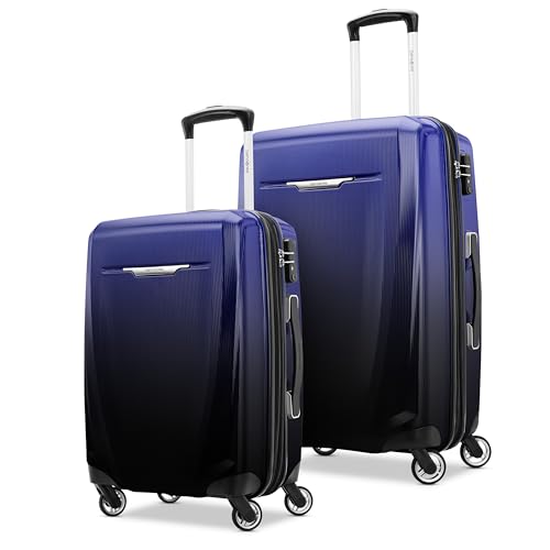 Samsonite Winfield 3 DLX Hardside Expandable Luggage with Spinners, Silver, Carry-On 20-Inch