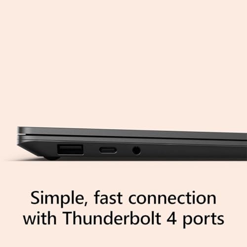 Microsoft Surface Laptop 5, 13.5" Pixelsense Touchsreen, 12th Gen Intel i5, 8GB RAM Memory, 256GB SSD, Windows 11 Pro Black (Renewed)