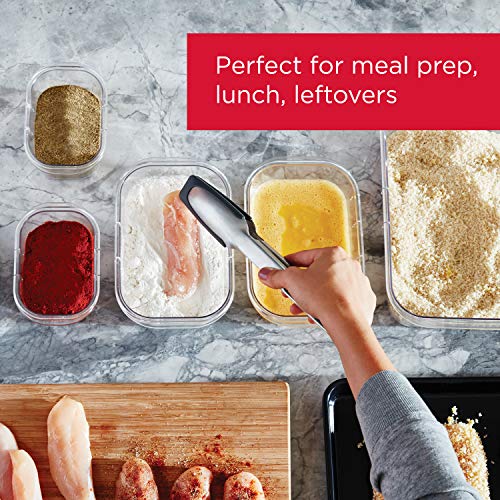 Rubbermaid Brilliance Food Storage Containers with Lids, Set of 22 | Large 9.6 Cup Container