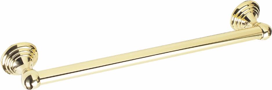Alno Embassy 30 inch Towel Bar Unlacquered Brass, A9020-30-PB/NL