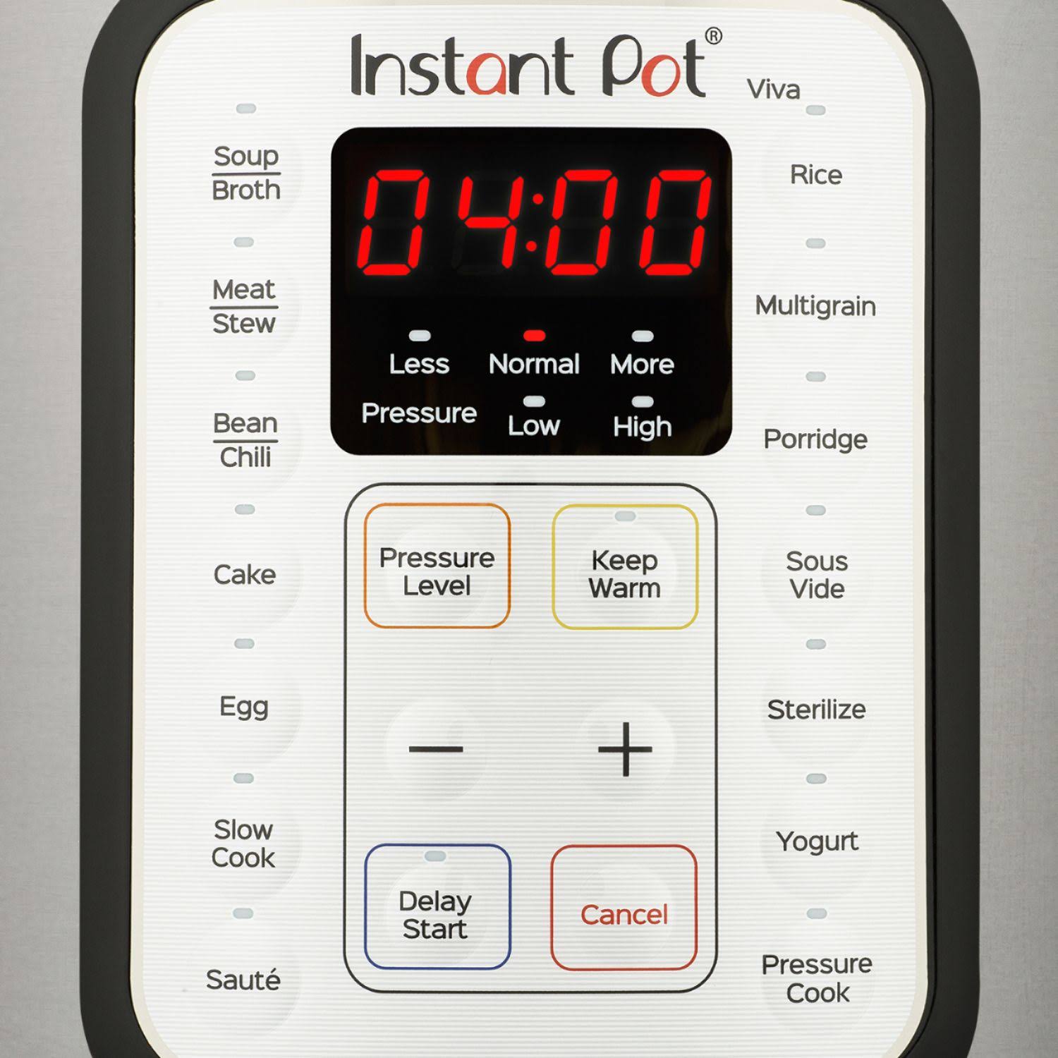Instant Pot - Viva 6 Quart 9-in-1 Multi-Use Pressure Cooker Easy Seal Lid