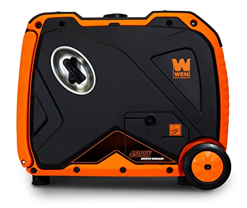 WEN DF450i Super Quiet 4500-Watt Dual RV-Ready Portable Inverter Generator with Fuel Shut-Off