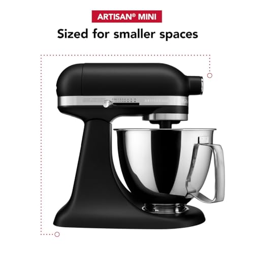 KitchenAid Artisan Mini 3.5 Quart Tilt-Head Stand Mixer - KSM3316X - Candy Apple Red