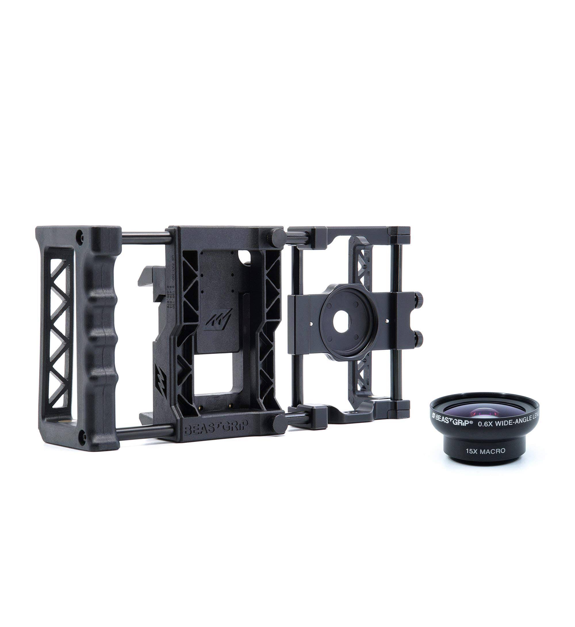 Beastgrip Pro Smartphone Lens Adapter and Camera Rig System with Wide-Angle Lens