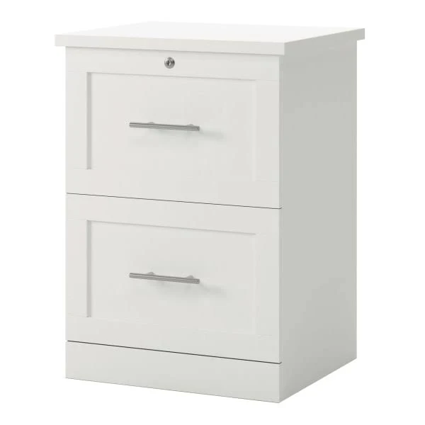 Realspace 2-Drawer 17x22D Vertical File Cabinet, White - ODFN8124338