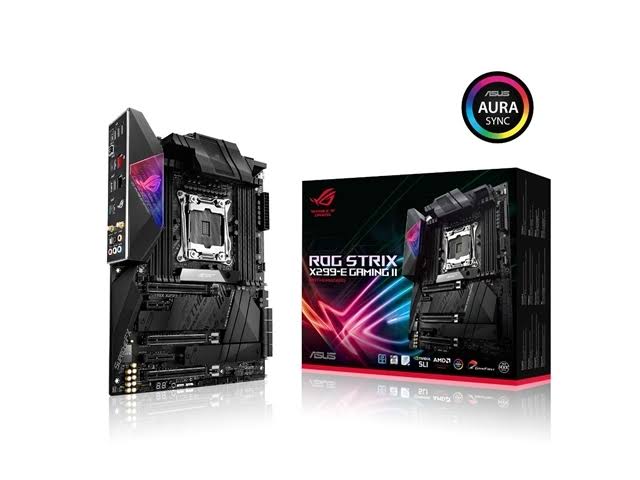 ASUS ROG STRIX X299-E GAMING II with Intel X299 Express ATX Motherboard - LGA2066 Socket