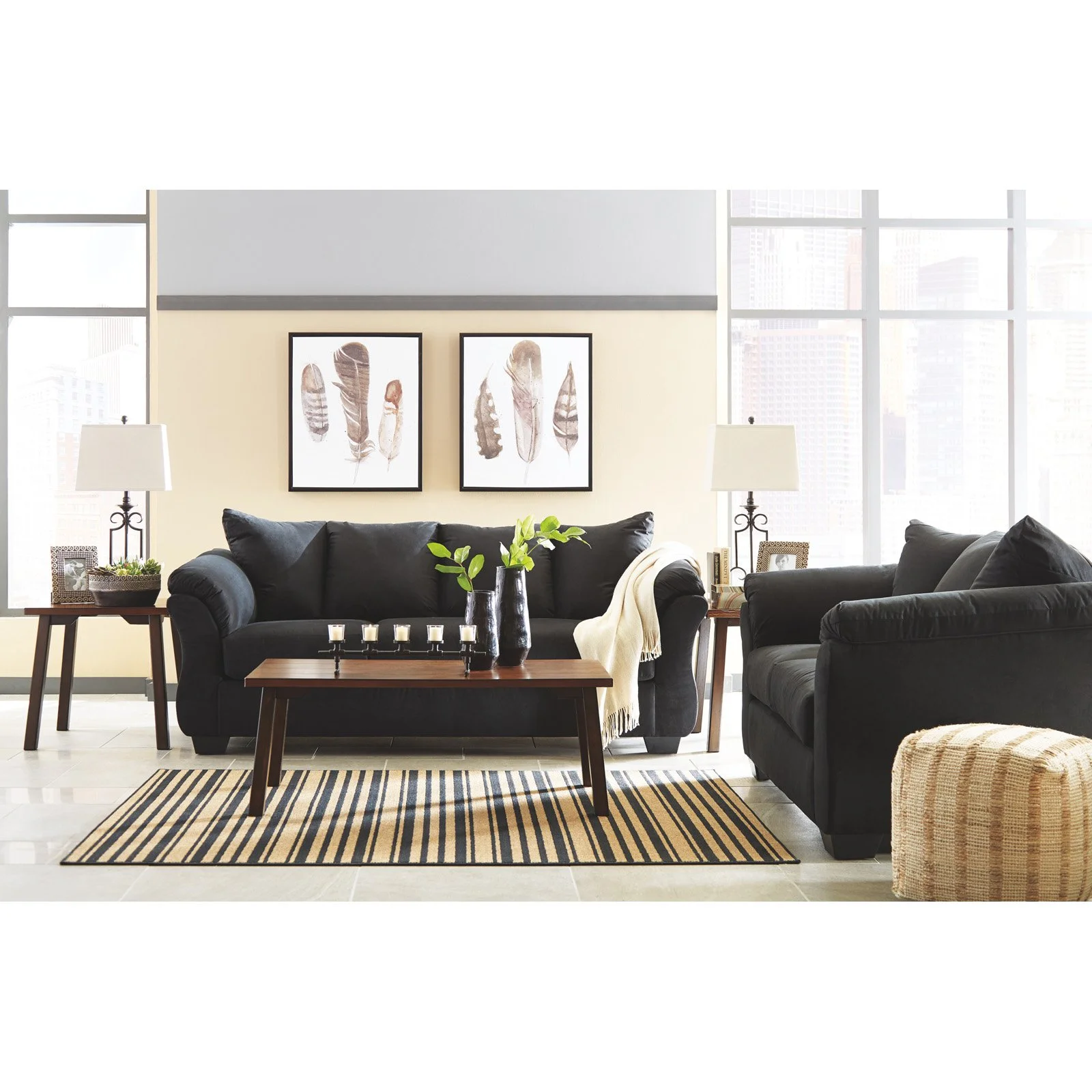 Signature Design by Ashley Darcy Loveseat in Blue