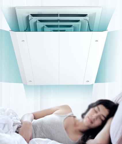 GARMEC 30/45/60CM Ceiling Central Air Conditioning Prevent Air from Blowing Directly to People,Angle Adjustable Easy Installation for Commercial Office Public Area Home