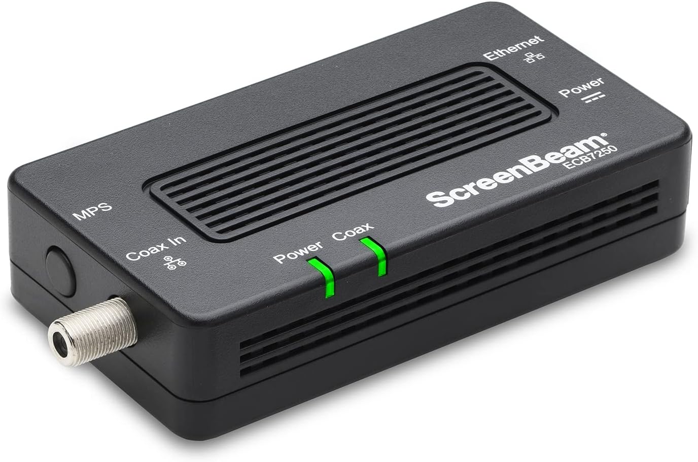 ScreenBeam Bonded MoCA 2.5 Network Adapter True 2.5 Gbps Ethernet Port for Ethernet Over Coax (2 Pack) – Fast Streaming, Gaming, Work/Learn from Home (Model: ECB7250K02)