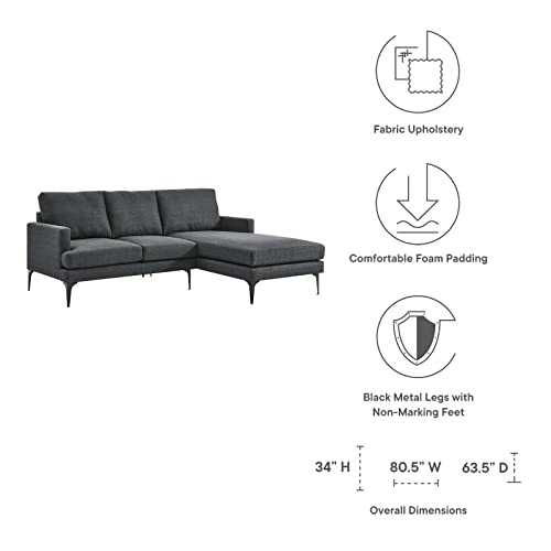 Modway Evermore Upholstered Fabric, Sofa, Beige
