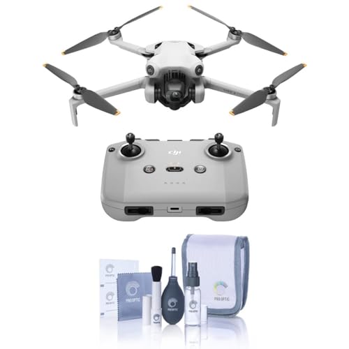 DJI Mini 4 Pro (DJI RC 2), Folding Mini-Drone with 4K HDR Video Camera for Adults, Under 0.549 lbs/249 g, 34 Mins Flight Time, 20 km Max Video Transmission Distance, Omnidirectional Vision Sensing