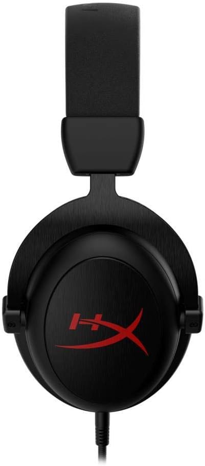 HyperX Cloud Core - Gaming Headset, for PC, 7.1 Surround Sound, Memory Foam Ear Pads, Durable Aluminum Frame, Detachable Noise Cancelling Microphone