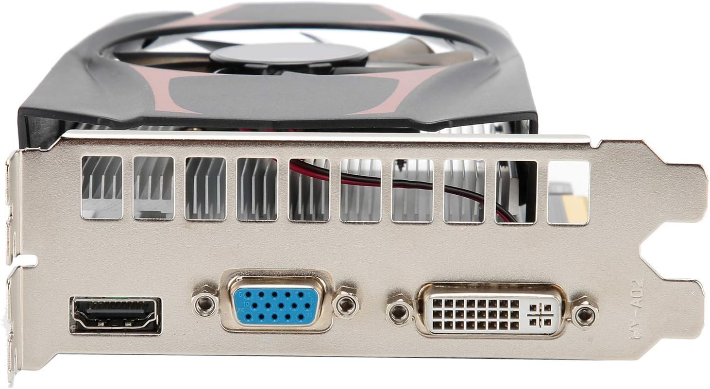 HD7670 Gaming Graphics Card, 1GB 128bit DDR5 650MHz Display Video Card, PCI 3.0 Graphics Card Slot, 480 Stream Processor Unit Computer Components