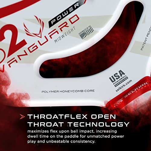 2024 Selkirk Vanguard Power Air Pickleball Paddles | Carbon Fiber Pickleball Paddle | 360 Proto Molding & Flexfoam Perimeter | The Pickleball Paddle Designed for Ultimate Power & Control