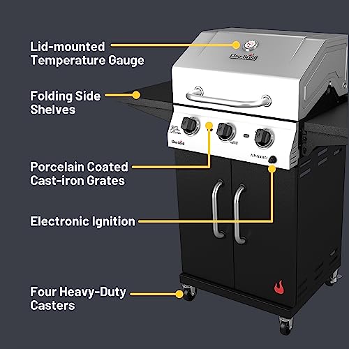 Char-Broil Performance Series Convective 2-Burner Cabinet Propane Gas Stainless Steel Grill - 463673519P1