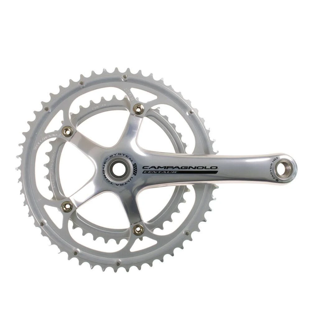 Campagnolo Centaur Silver Ultra-Torque 10 Speed Double Standard 39/53 Crankset 170mm