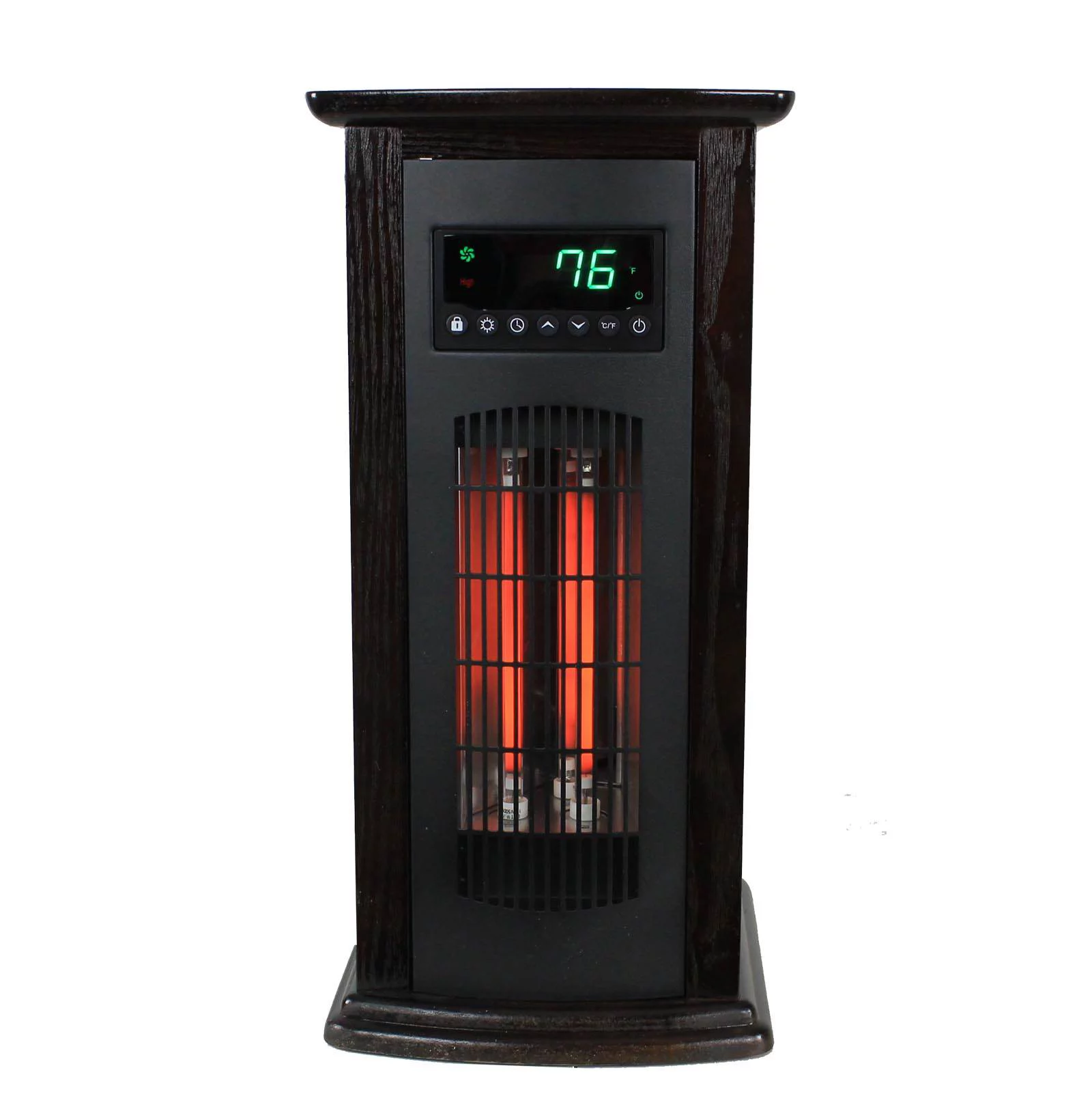 LifeSmart HT1029 1500 W Portable 21" Electric Infrared Quartz Tower Space Heater, Indoor