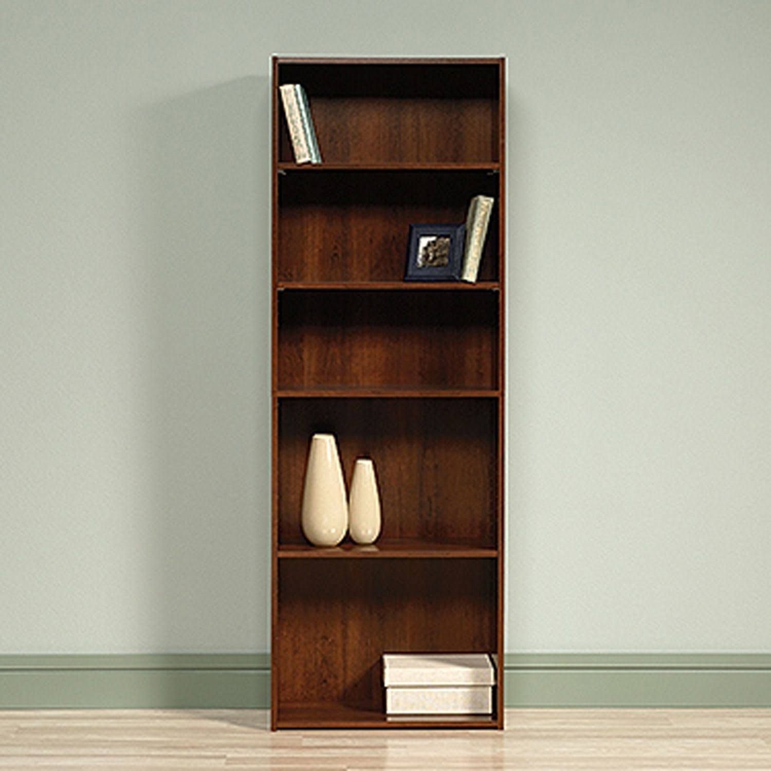 Sauder Beginnings 5-Shelf Bookcase, Cherry