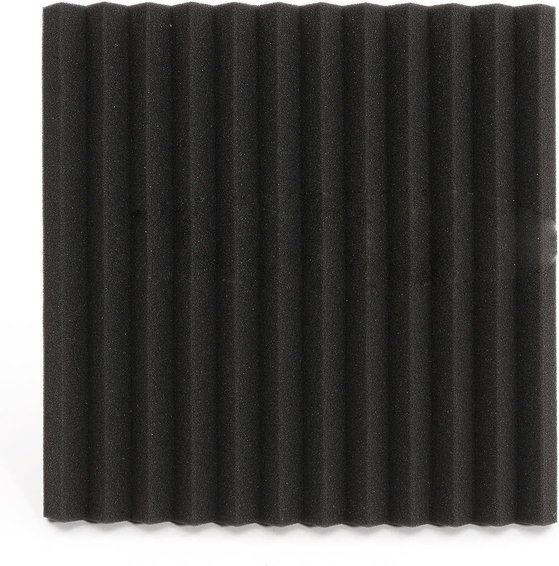 48 Pack BLACK RED Acoustic Foam Panel Wedge Studio Soundproofing Wall Tiles 12" X 12" X 1"