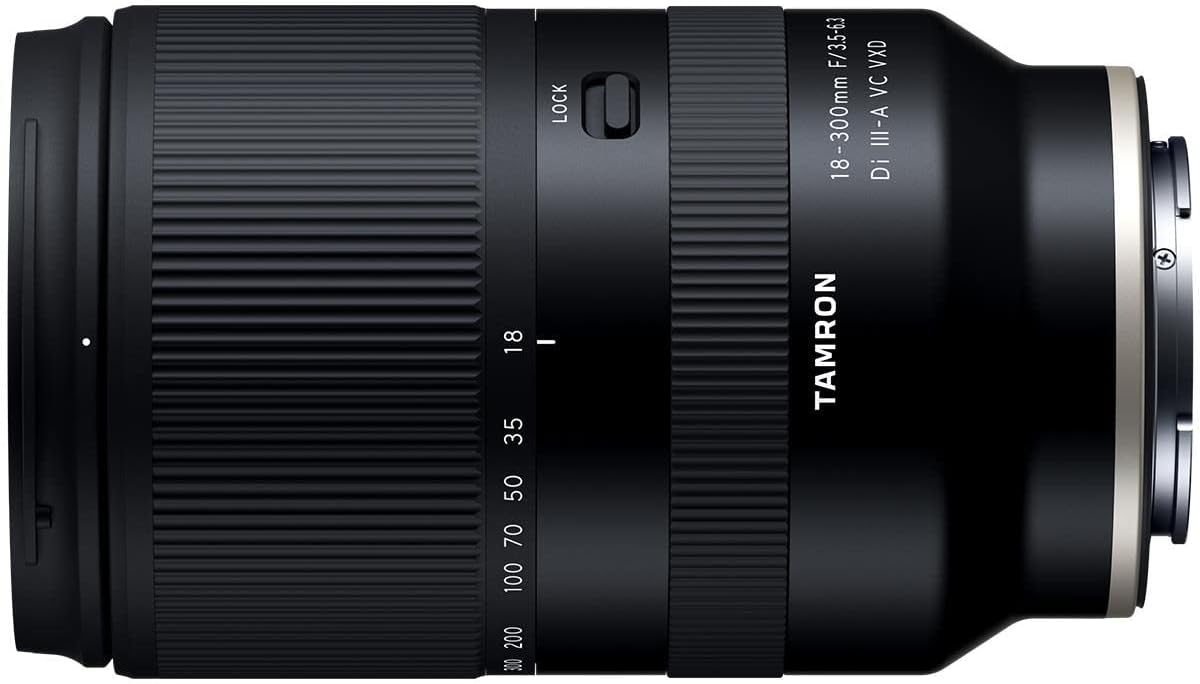 Tamron 18-300mm f/3.5-6.3 Di III-A VC VXD Lens for Fuji X Bundle with 67mm UV and CPL Filters, Cleaning Kit