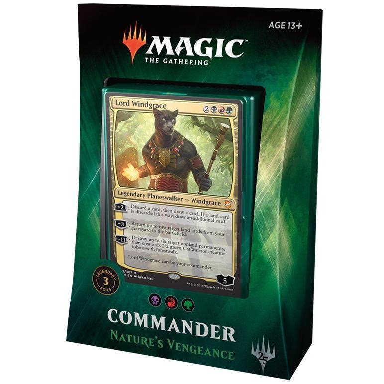 MTG Trading Card Game 2018 Commander Nature&s Vengeance Deck [Black Red Green]