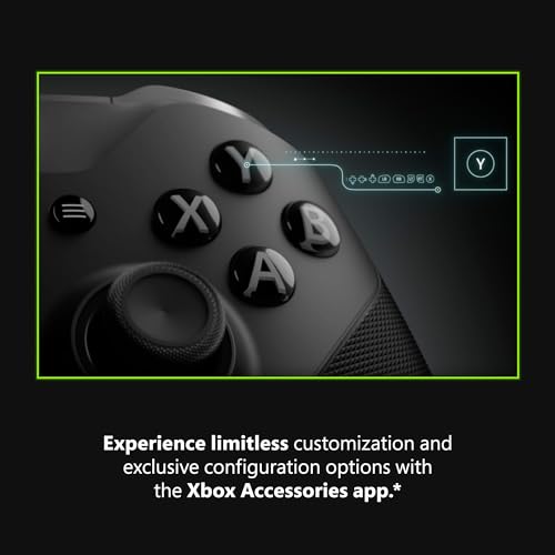 Xbox Elite Series 2 Core Wireless Gaming Controller – Blue Series X|S, One, Windows PC, Android, and iOS