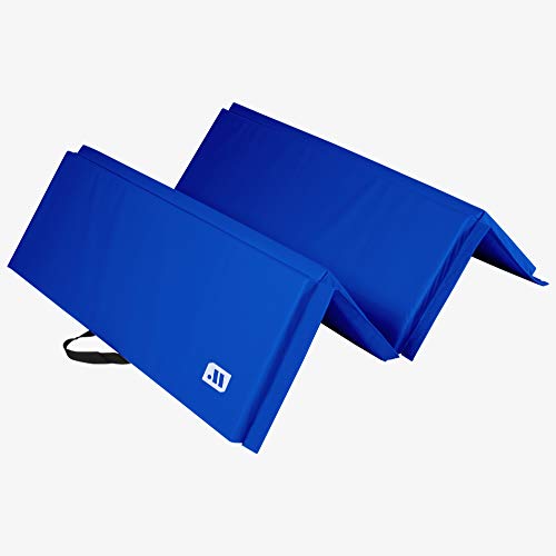 We Sell Mats - 4 ft x 6 ft x 2 - Personal Fitness & Exercise Mat for Home Workout - Lightweight and Folds for Carrying – All Purpose Gym Mat – Thick Mat for Yoga, Pilates, Stretches, Floor Exercises