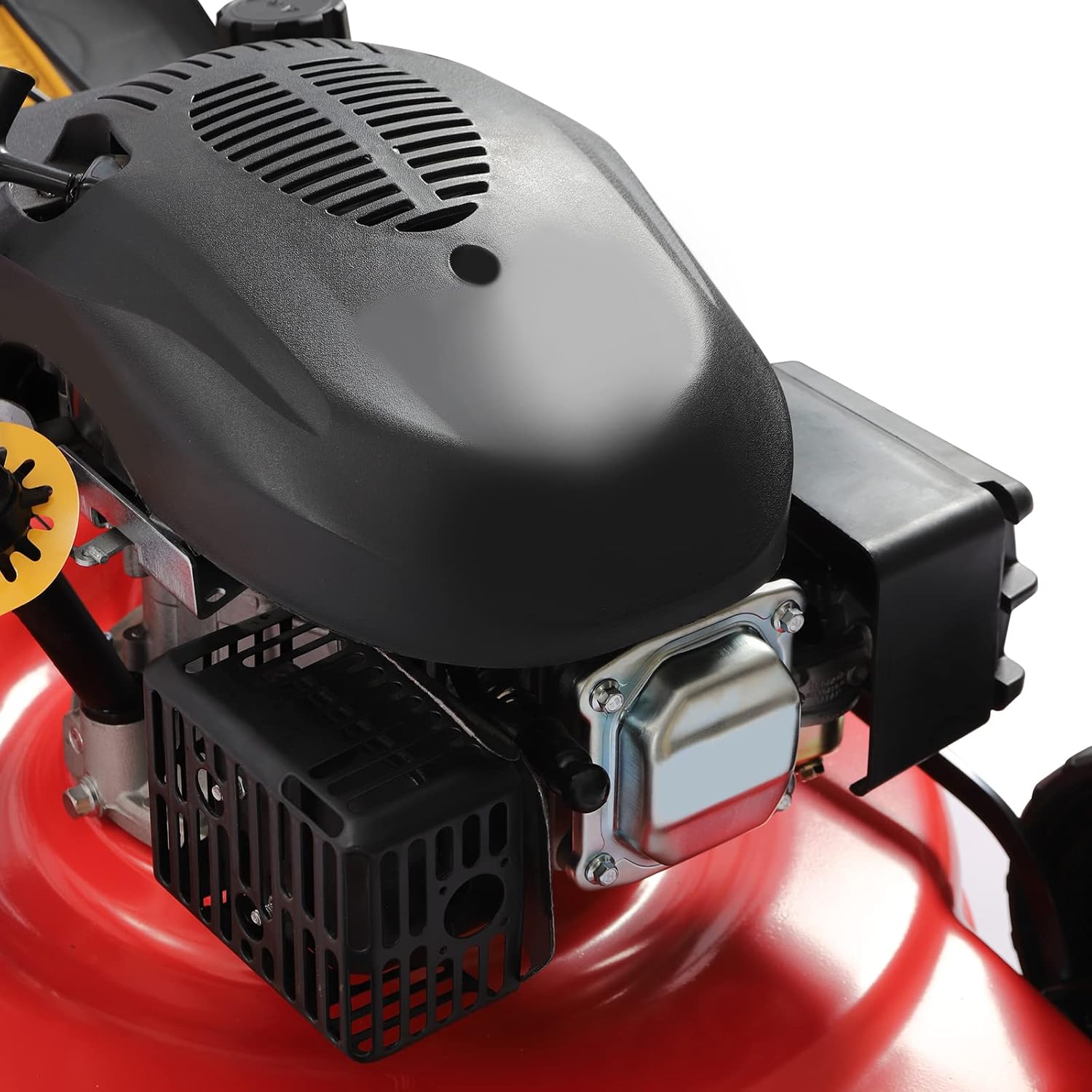 4-Stroke 173CC Self-Propelled Gas Powered Lawn Mower Gas Mower, 8 Adjustable Heights for Small to Medium Sized Yards