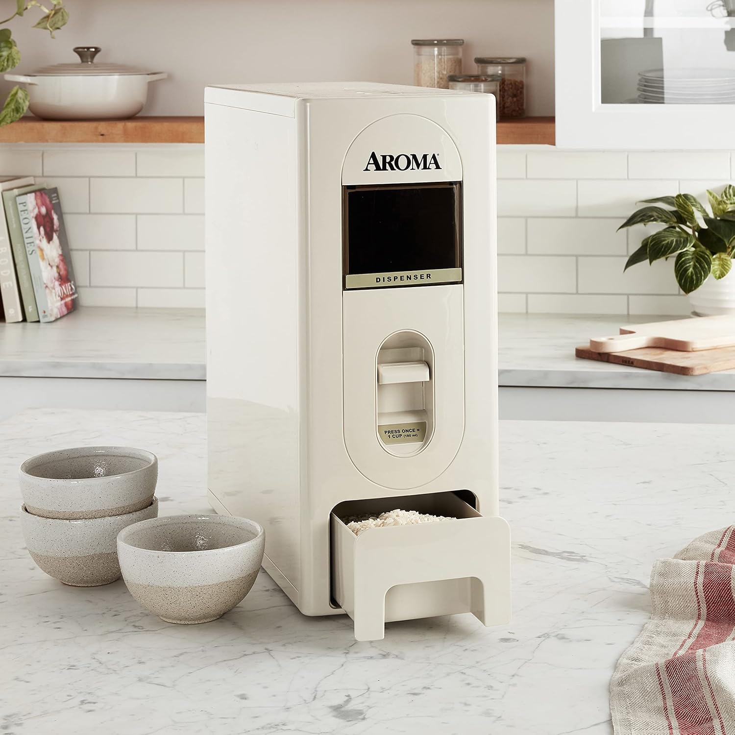 Aroma Housewares ARD-125 Rice Dispenser Pack of 2