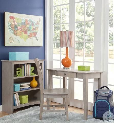 International Concepts Two Drawer File Cabinet, Washed Gray Taupe