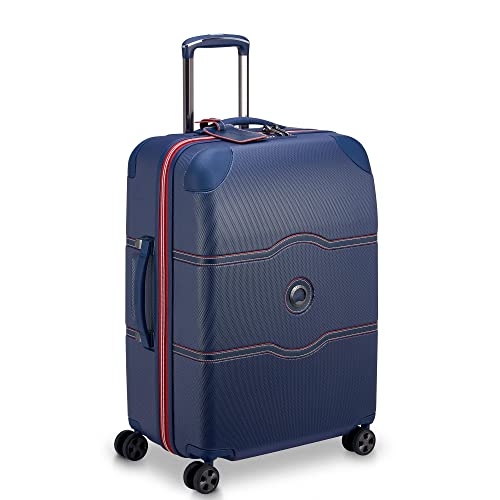 DELSEY PARIS Chatelet Air 2.0 Hardside Luggage with Spinner Wheels, Angora, Checked-Large 28 Inch