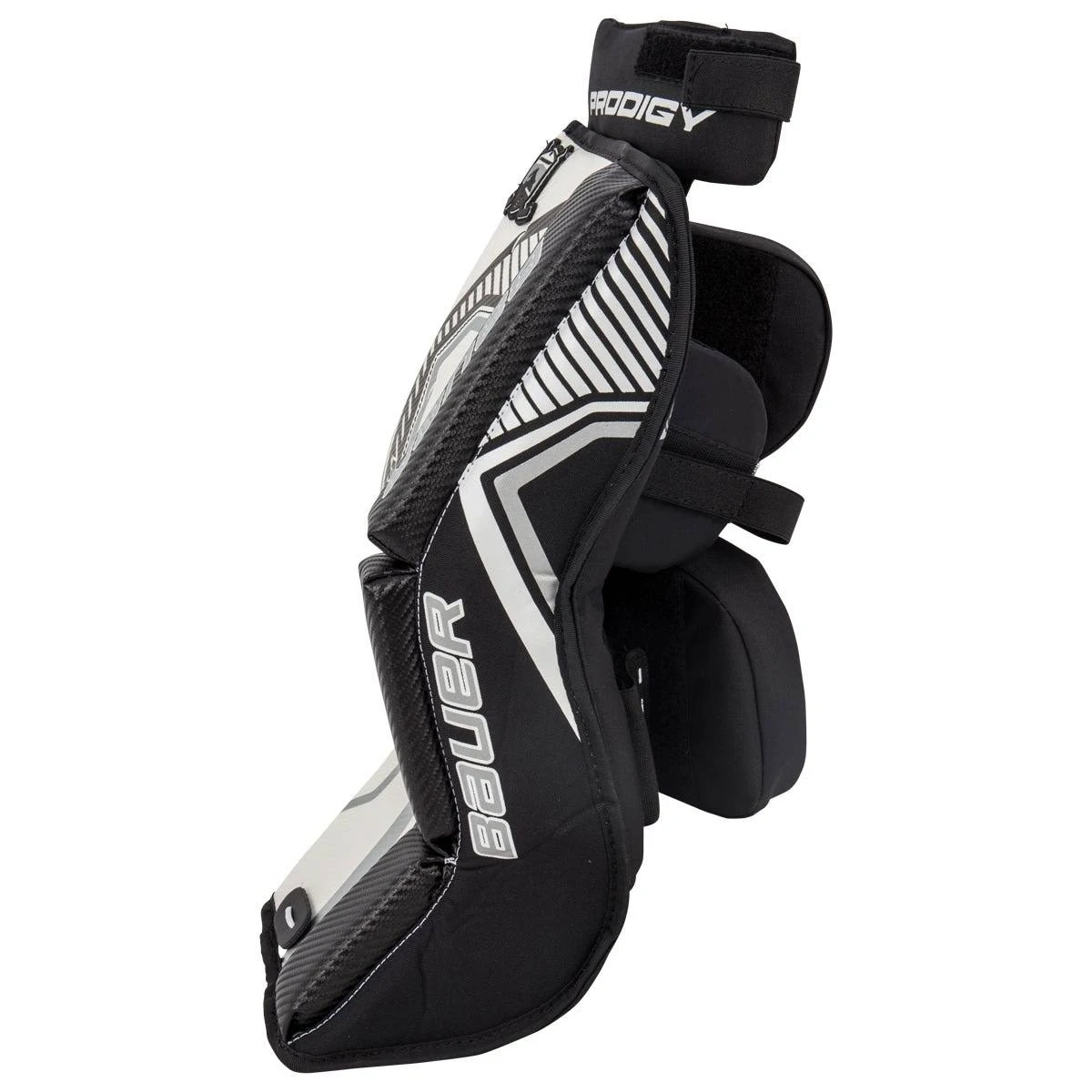 Bauer Prodigy 3.0 Goalie Leg Pads - Youth - White/Black/Silver - M