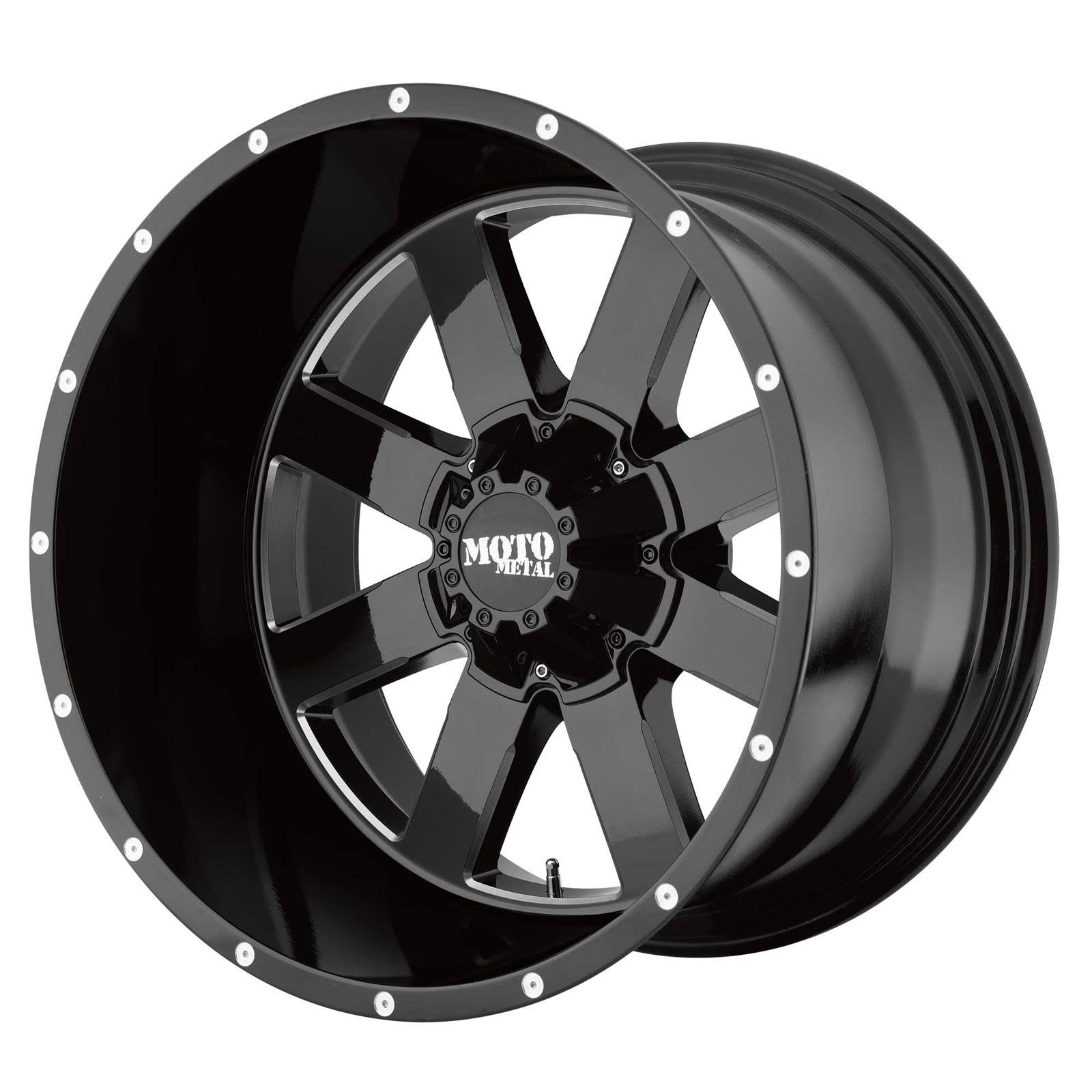 Moto Metal MO962 20x10 8x180.00 Gloss Black Milled (-24 mm)