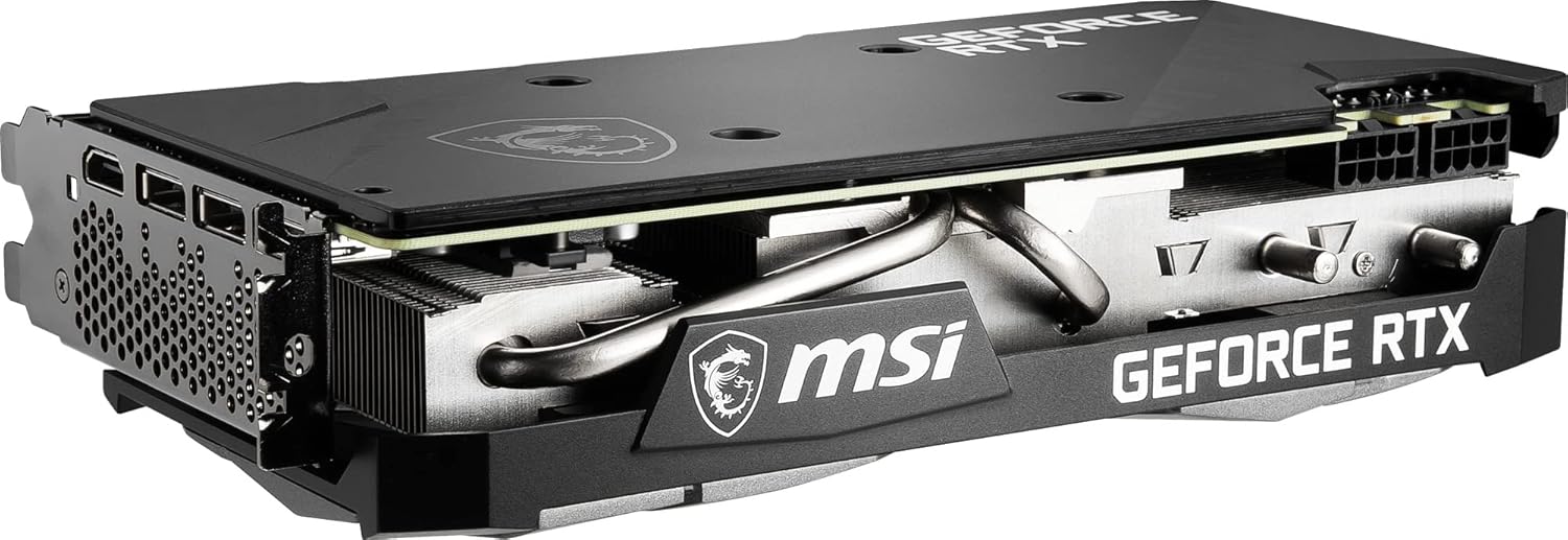 MSI Gaming GeForce RTX 3060 Ti LHR 8GB GDRR6X, Boost Clock: 1695 MHz, 256-Bit, HDMI/DP, Nvlink, Torx Fan 3, Ampere Architecture OC Graphics Card (RTX 3060 TI VENTUS 2X 8GD6X OC)
