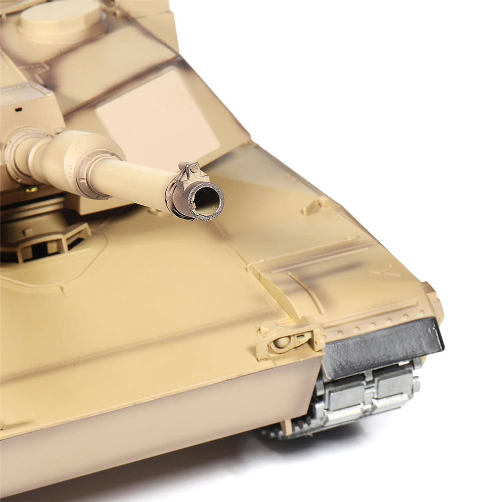 Heng Long 3918-1 1/16 2.4G M1A2 RC Car Battle Tank Metal Track with Sound Smoke Toy