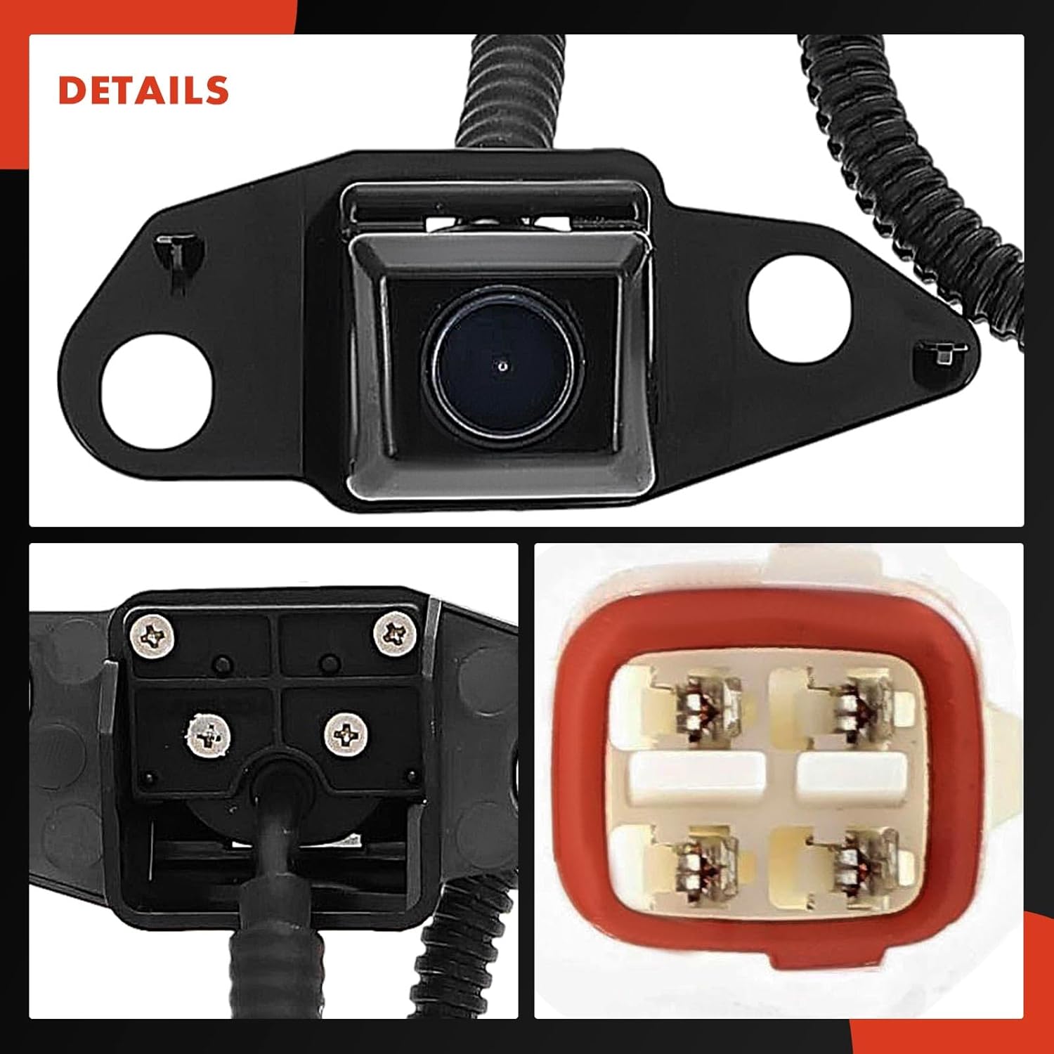 A-Premium Park Assist Camera Rear View Backup Reverse Camera Compatible with Select Toyota Models - 2009 2010 2011 2012 RAV4 - Replace# 8679042020