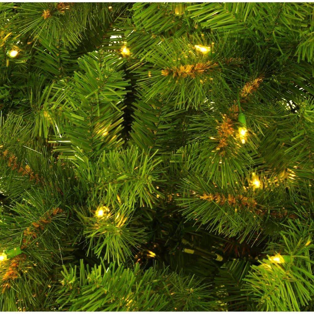 Home Holiday Accent 7 ft. Noble Fir Artificial Christmas Tree with 500 Clear Lights 1000 Tips