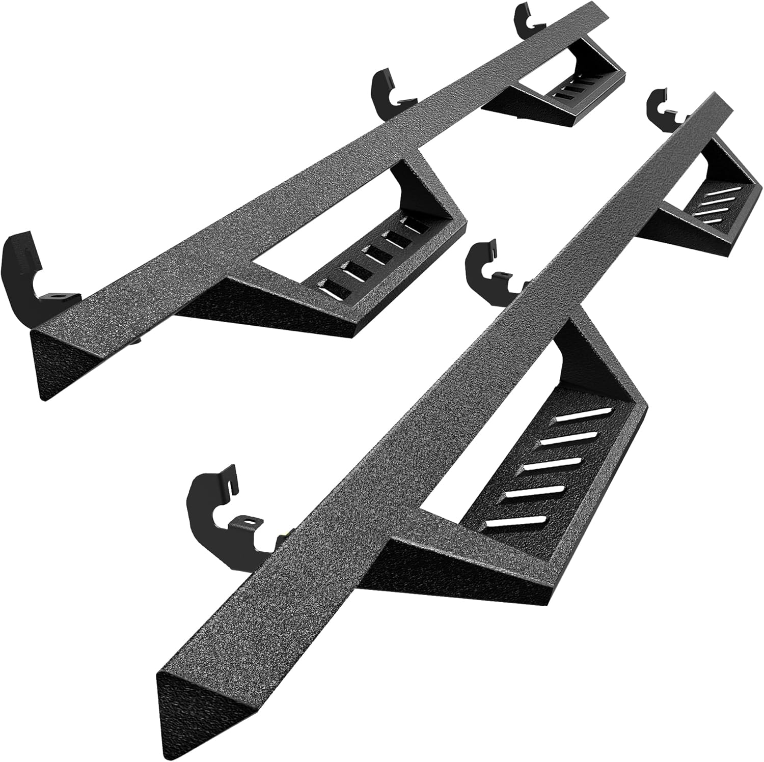 Tyger Auto LanderX Running Board Compatible with 2015-2024 Chevy Colorado GMC Canyon | Crew Cab | TG-LX3C82388 | Drop Step Side Step Rail Nerf Bars