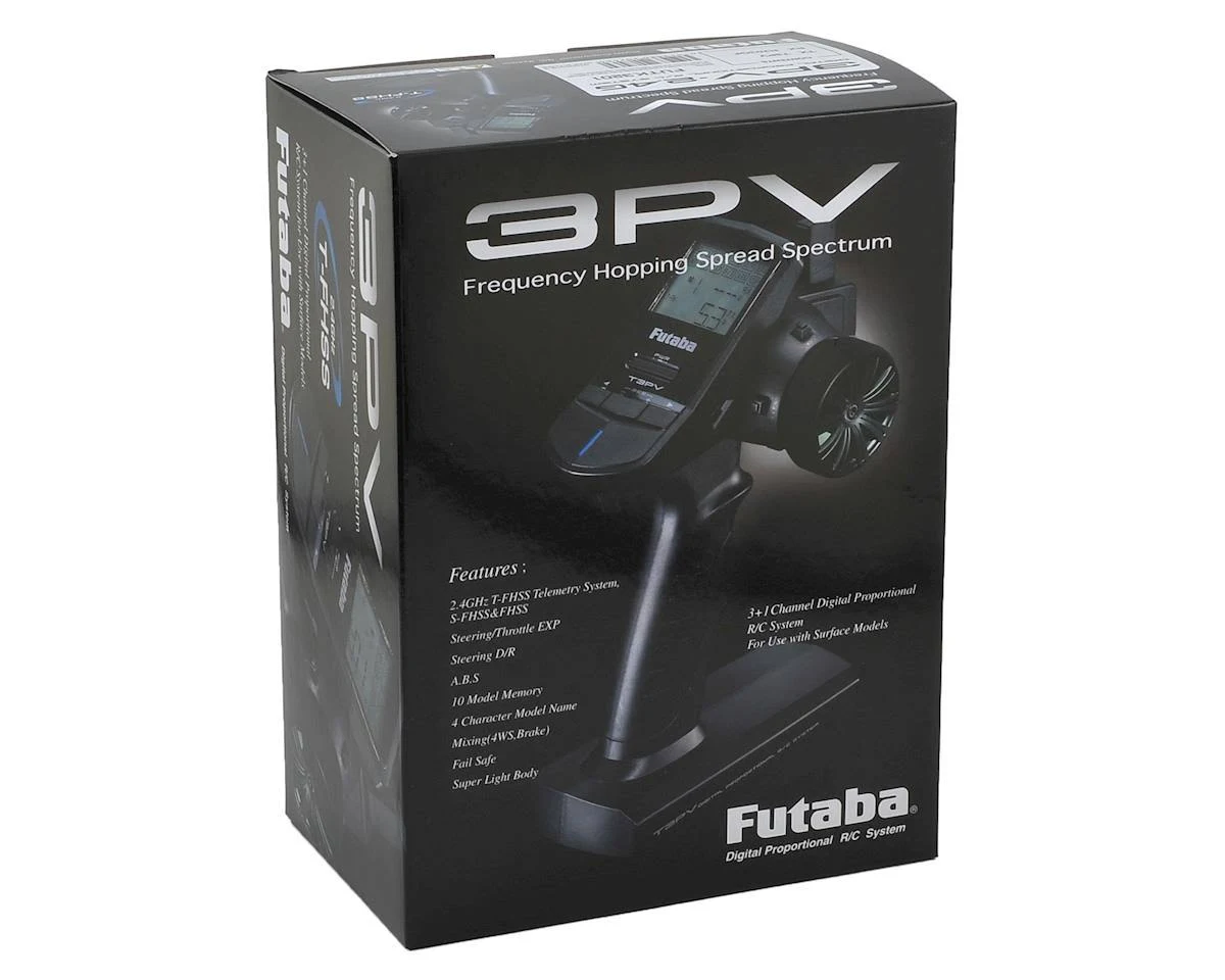 Futaba - 3PV 3-Channel 2.4Ghz S-FHSS Radio System w/ R203GF Receiver