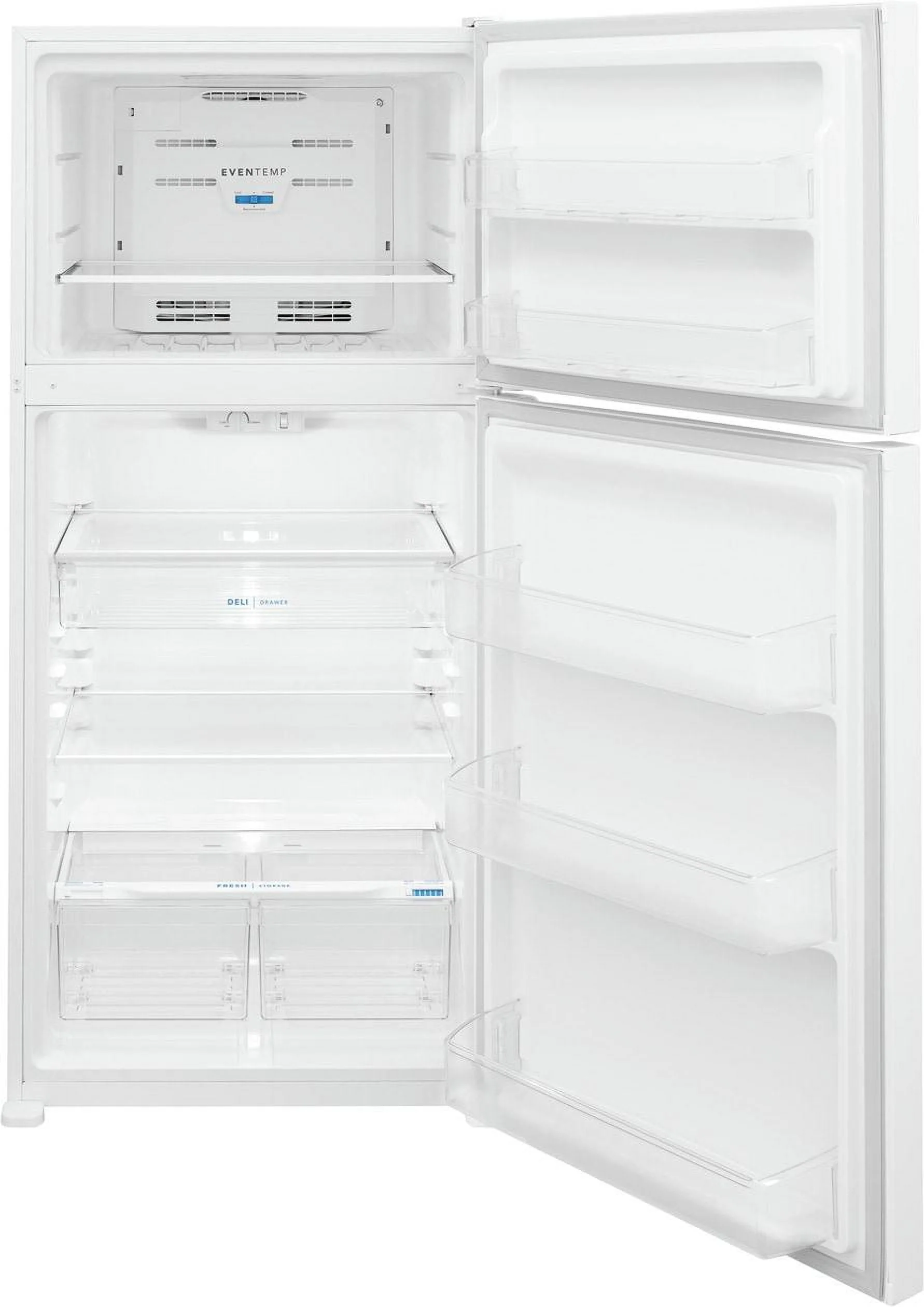 Frigidaire FFTR2045VS 20 Cu. Ft. Stainless Steel Top-Freezer Refrigerator